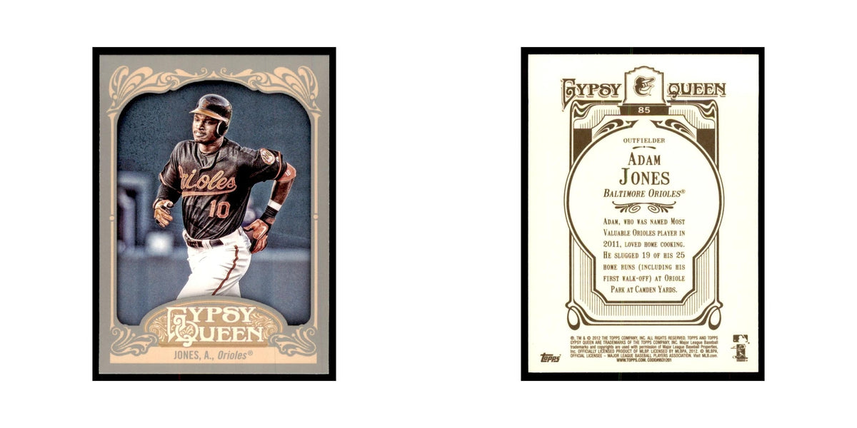 2012 Topps Gypsy Queen Adam Jones Baseball Cards #85