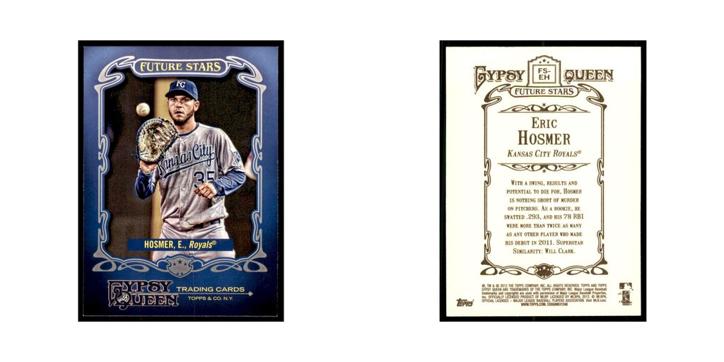 2012 Topps Gypsy Queen Eric Hosmer Baseball Cards #FS-EH