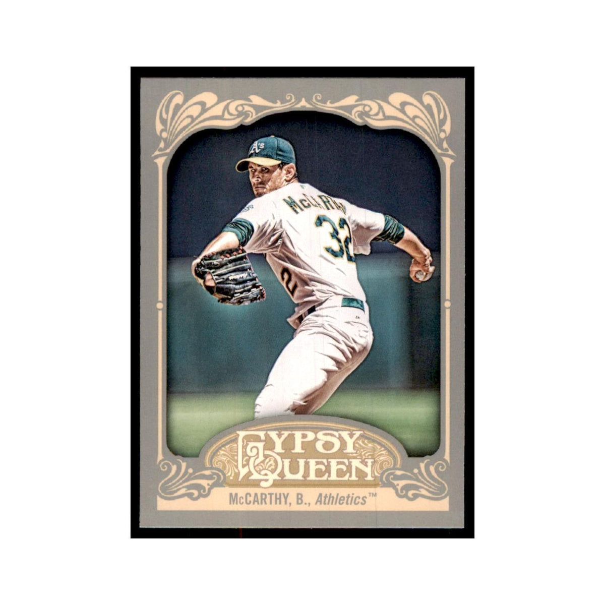 2012 Topps Gypsy Queen Brandon McCarthy Baseball Cards #132
