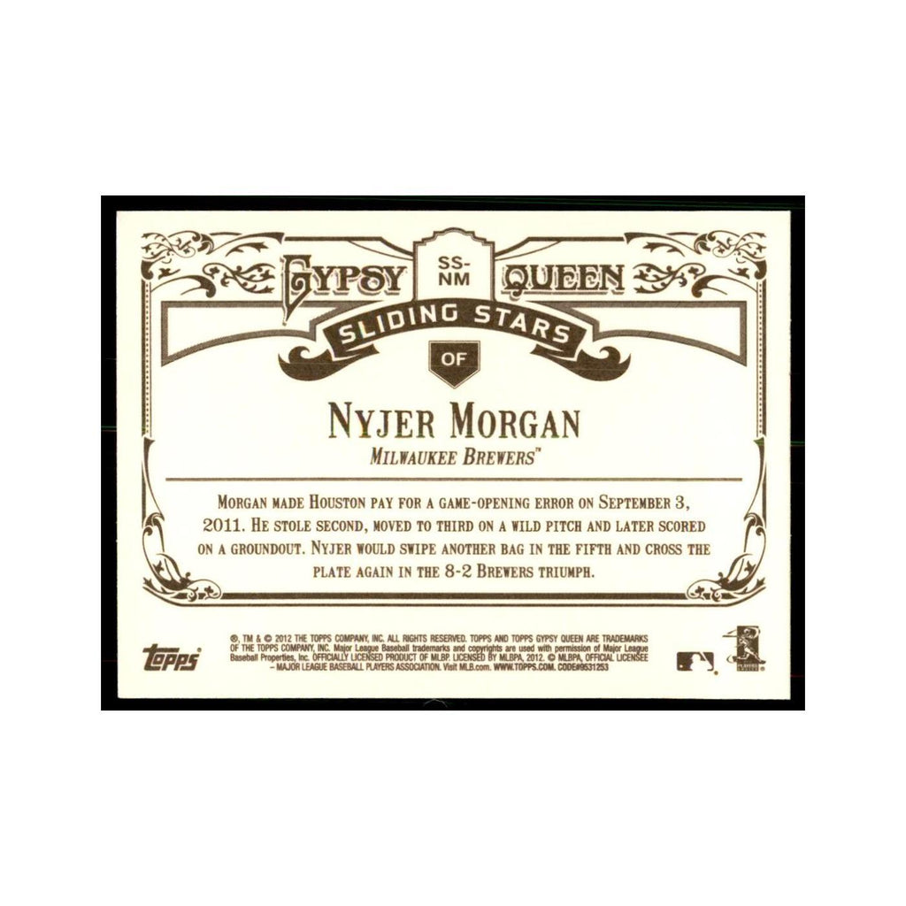 2012 Topps Gypsy Queen Nyjer Morgan Baseball Cards #SS-NM