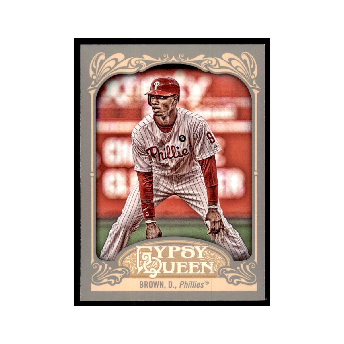 2012 Topps Gypsy Queen Domonic Brown Baseball Cards #131