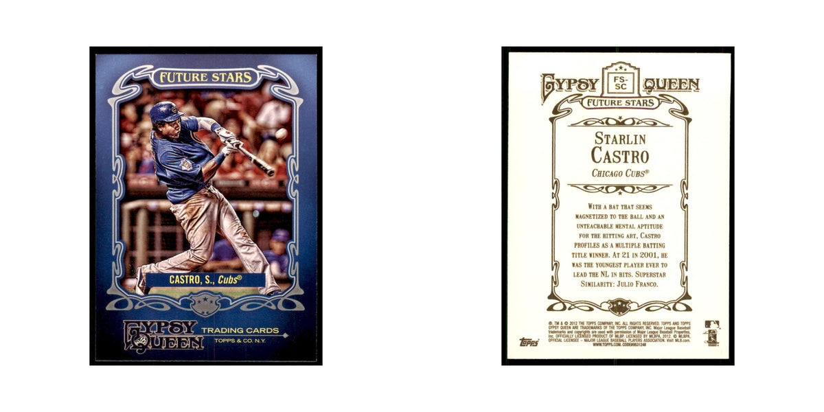 2012 Topps Gypsy Queen Starlin Castro Baseball Cards #FS-SC