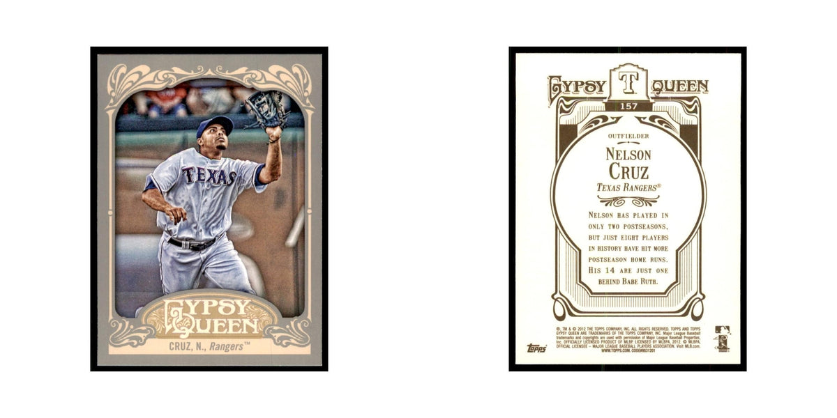 2012 Topps Gypsy Queen Nelson Cruz Baseball Cards #157