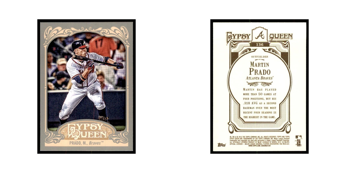 2012 Topps Gypsy Queen Martin Prado Baseball Cards #136