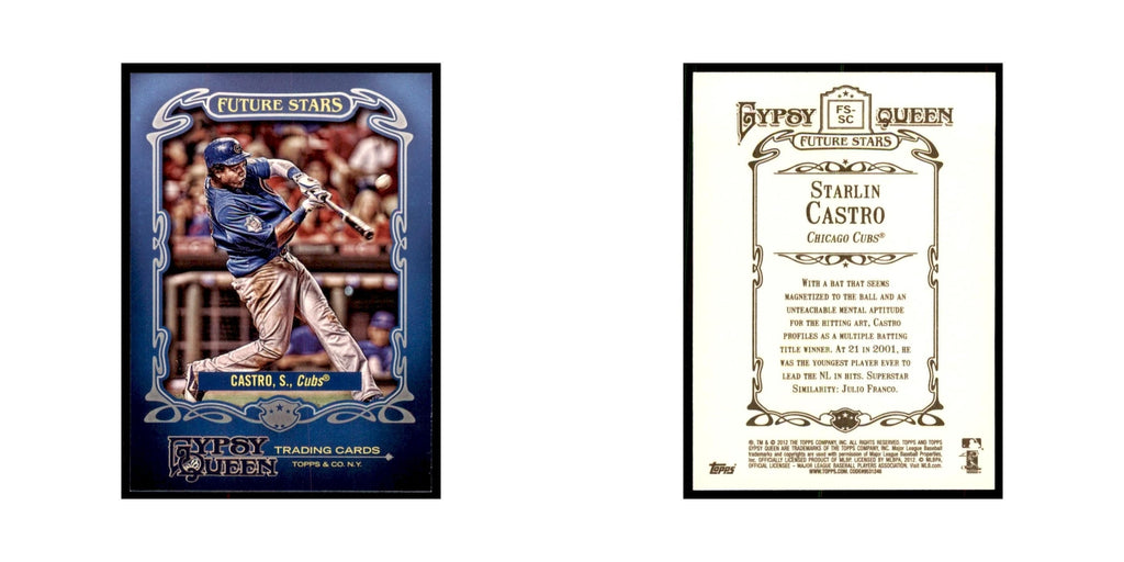 2012 Topps Gypsy Queen Starlin Castro Baseball Cards #FS-SC