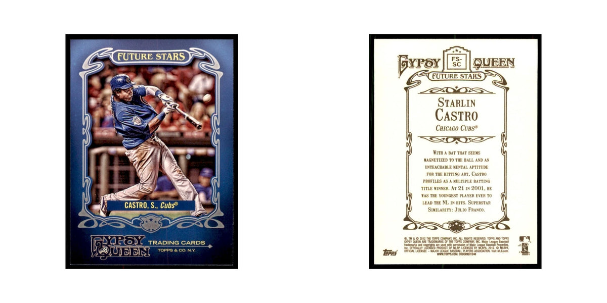 2012 Topps Gypsy Queen Starlin Castro Baseball Cards #FS-SC