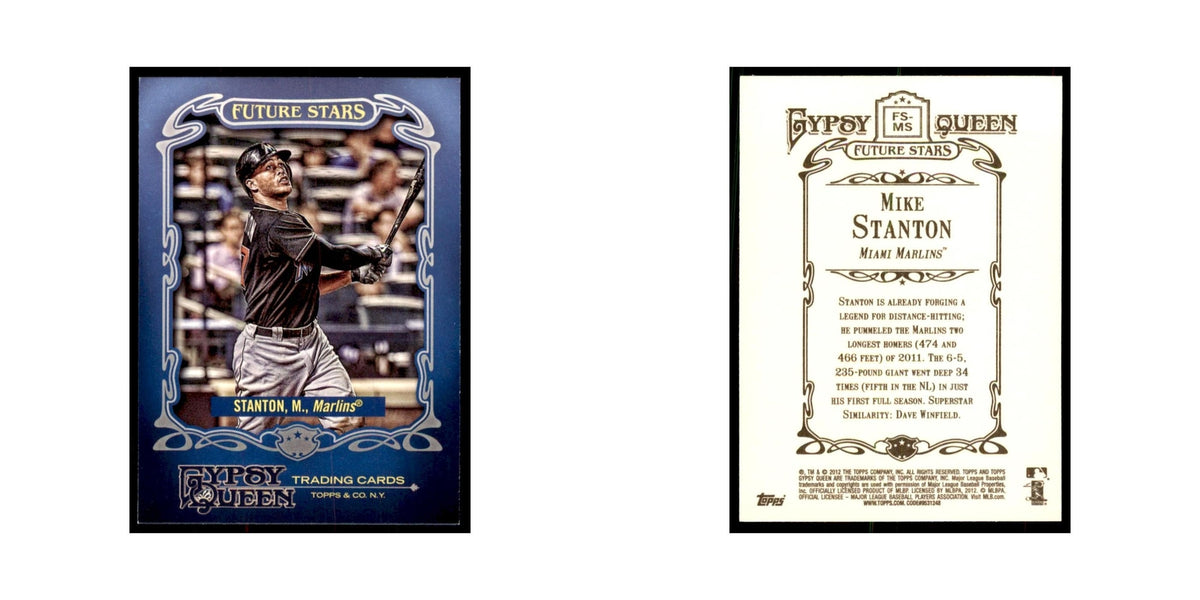 2012 Topps Gypsy Queen Mike Stanton Baseball Cards #FS-MS