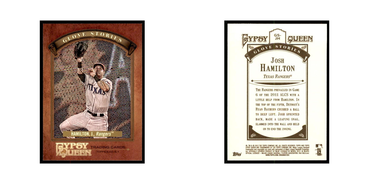 2012 Topps Gypsy Queen Josh Hamilton Baseball Cards #GS-JH