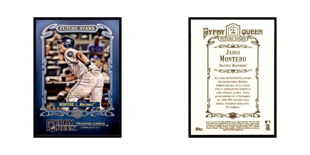 2012 Topps Gypsy Queen Jesus Montero Baseball Cards #FS-JM