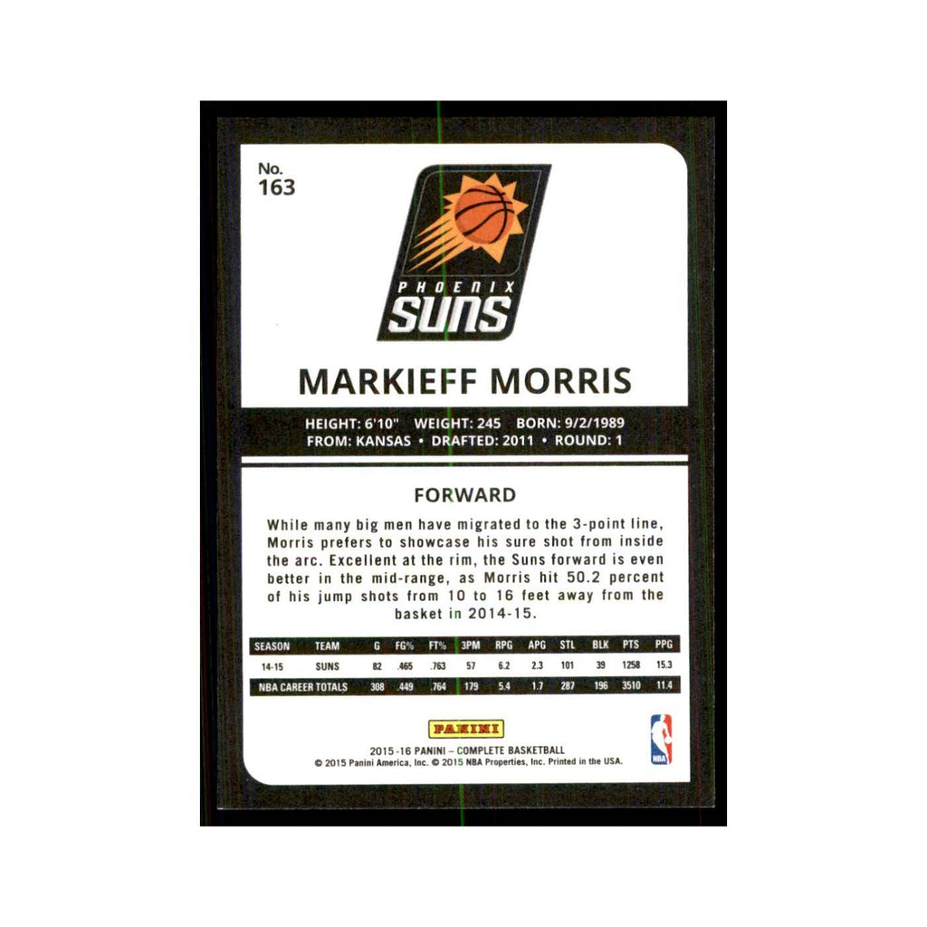 2015 Panini Complete Markieff Morris Suns #163
