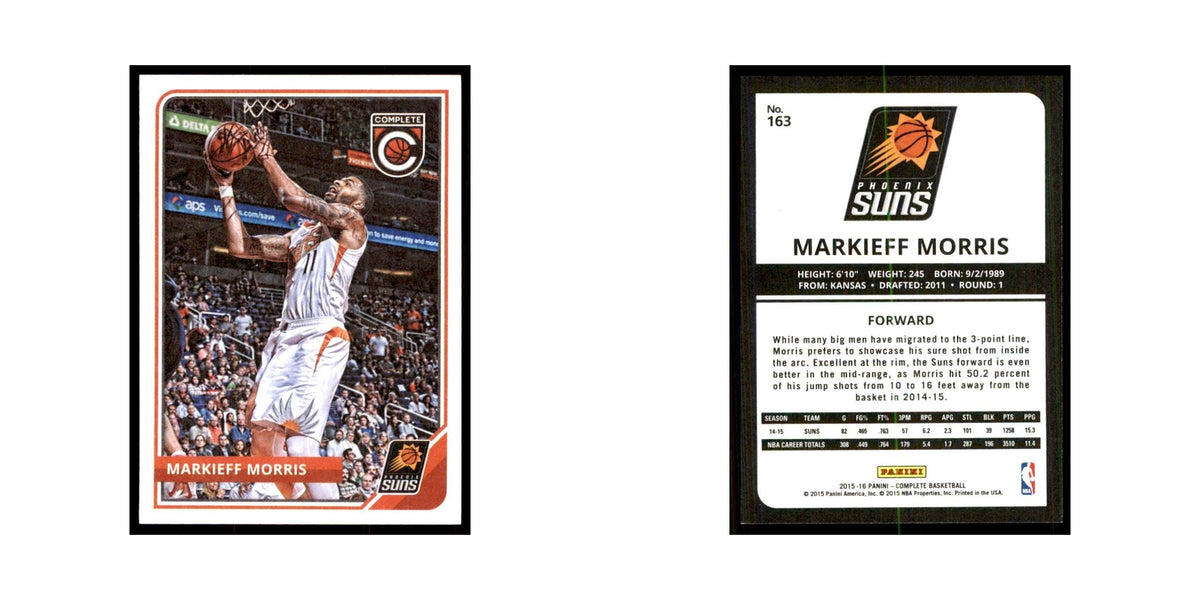 2015 Panini Complete Markieff Morris Suns #163
