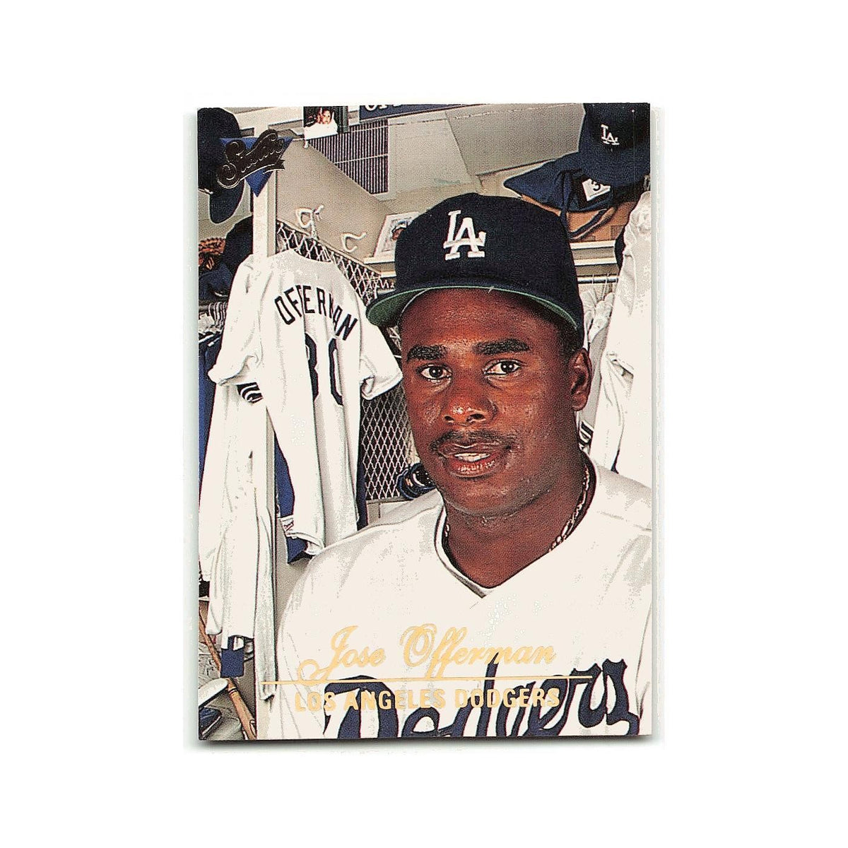 Jose Offerman 1994 Studio #71 Los Angeles Dodgers Baseball Card NM