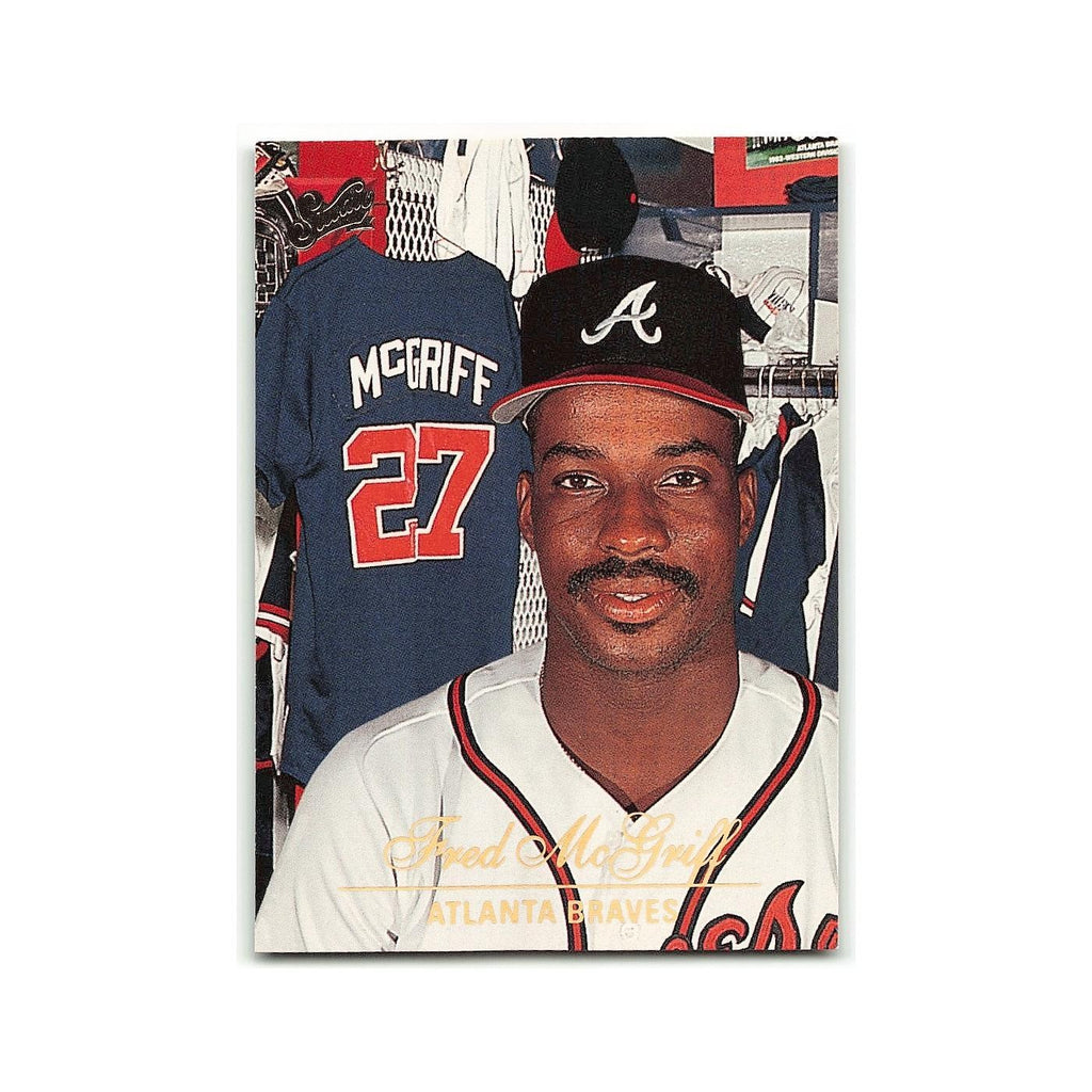 Fred McGriff 1994 Studio #40 Atlanta Braves Baseball Card NM