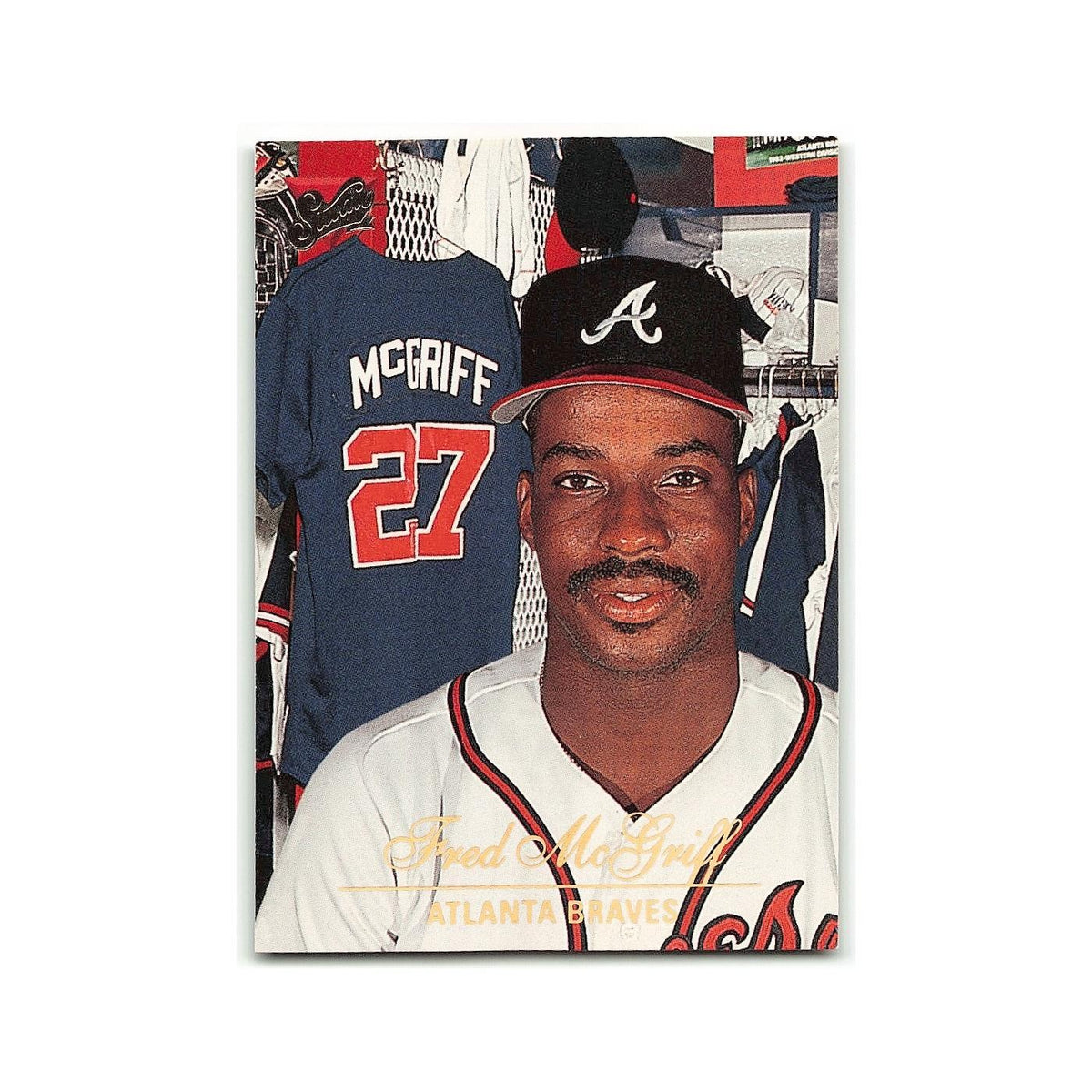 Fred McGriff 1994 Studio #40 Atlanta Braves Baseball Card NM