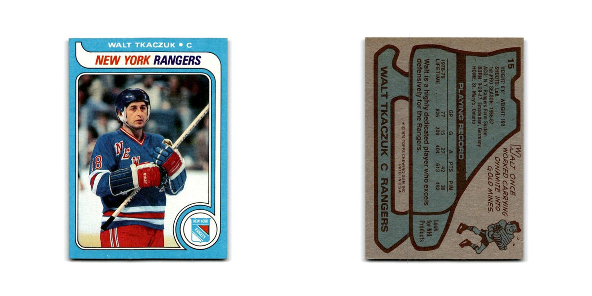 1979 Topps Walt Tkaczuk New York Rangers #15