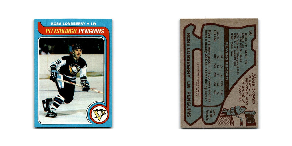 1979 Topps Ross Lonsberry Pittsburgh Penguins #58
