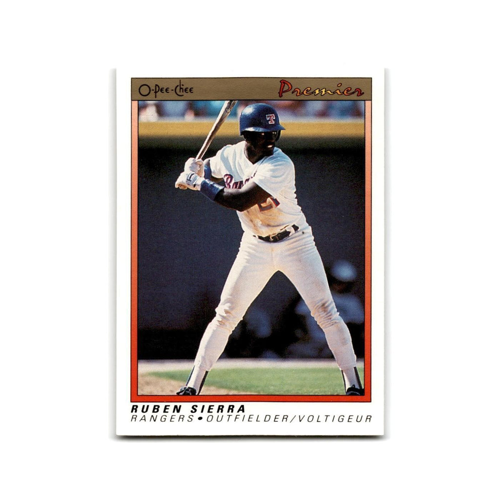 1991 O-Pee-Chee Premier Ruben Sierra Rangers #109