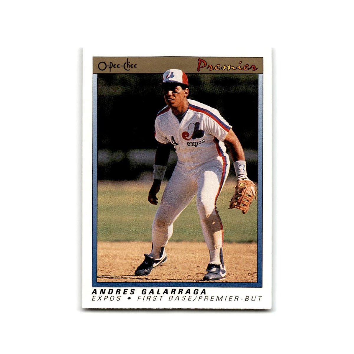 1991 O-Pee-Chee Premier Andres Galarraga Montreal Expos #48