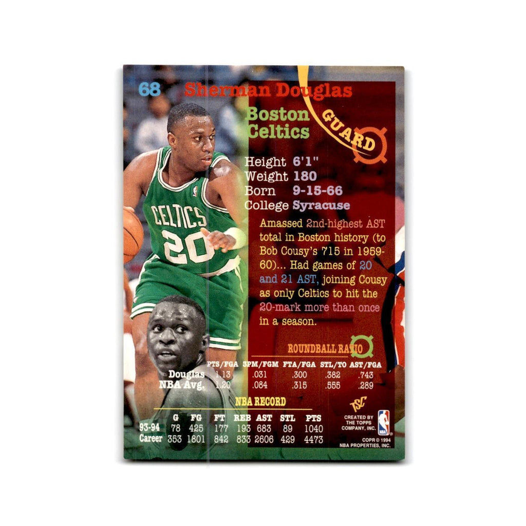 1994 Topps Stadium Club Sherman Douglas Celtics #68