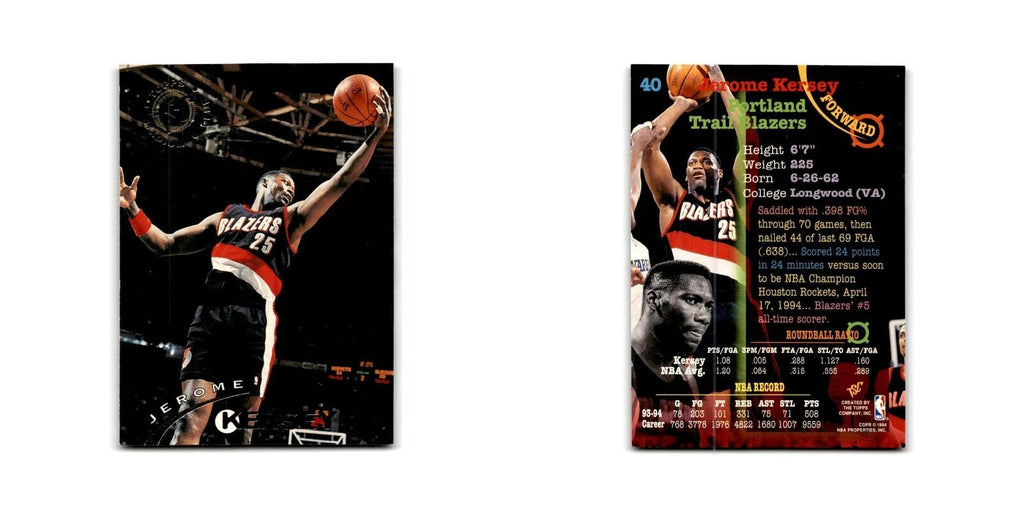1994 Topps Stadium Club Jerome Kersey Blazers #40