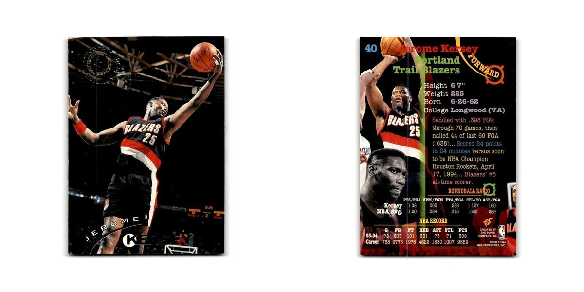 1994 Topps Stadium Club Jerome Kersey Blazers #40