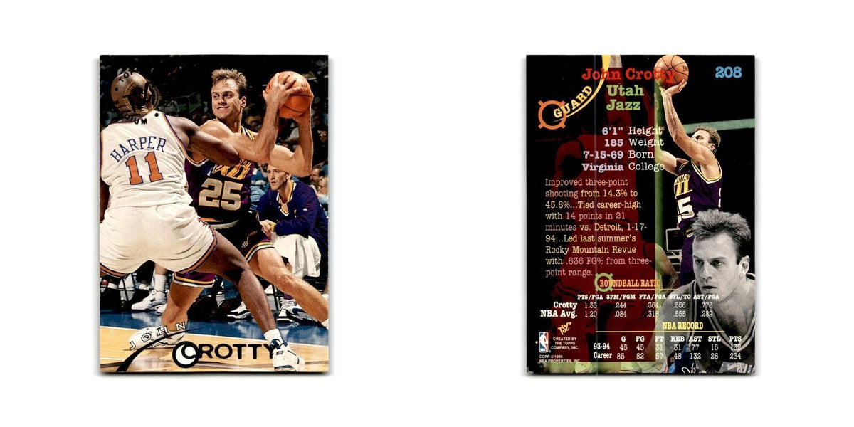 1994 Topps Stadium Club John Crotty Jazz #208