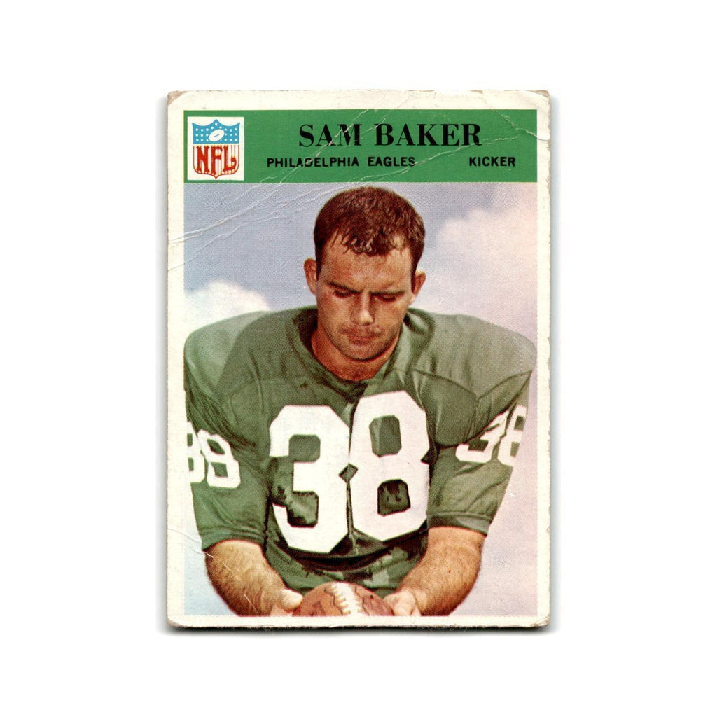 1966 Philadelphia Sam Baker Eagles #132