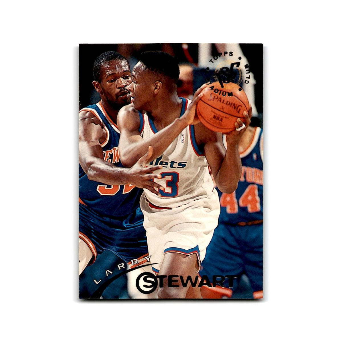 1994 Topps Stadium Club Larry Stewart Washington Bullets #42