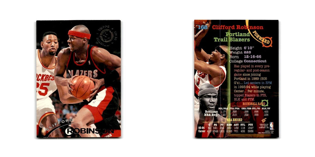 1994 Topps Stadium Club Clifford Robinson Blazers #168