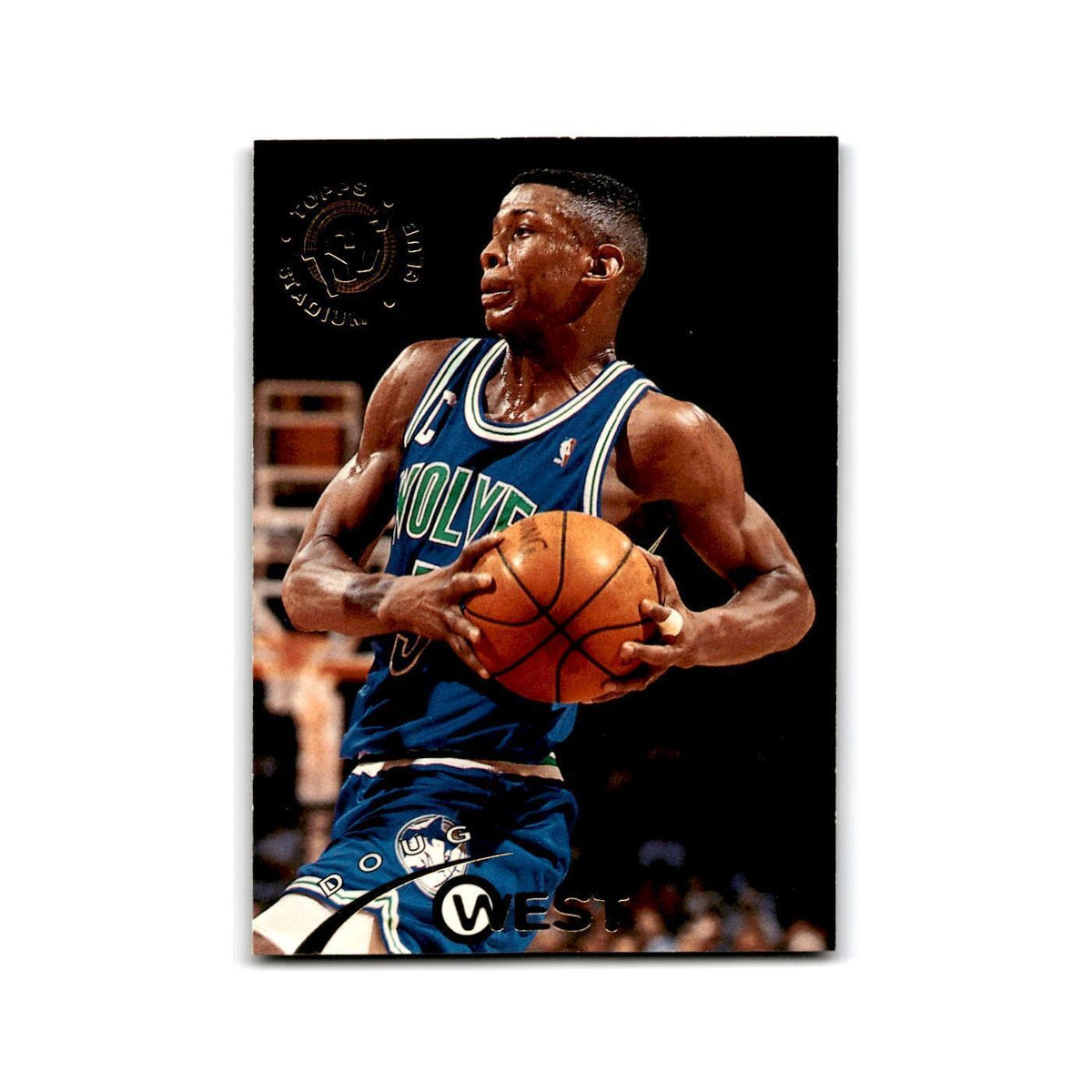 1994 Topps Stadium Club Doug West Timberwolves #30