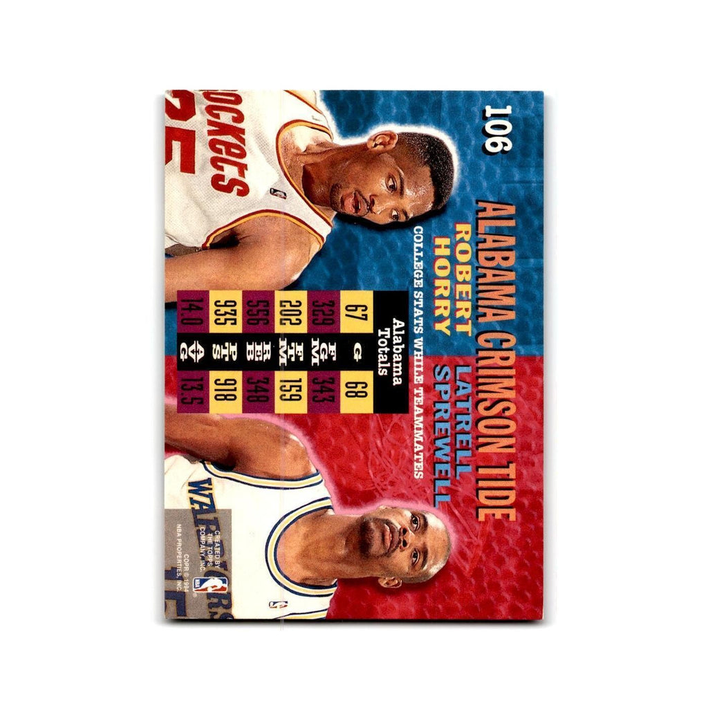 1994 Robert Horry/Latrell Sprewell Houston Rockets/Golden State Warriors