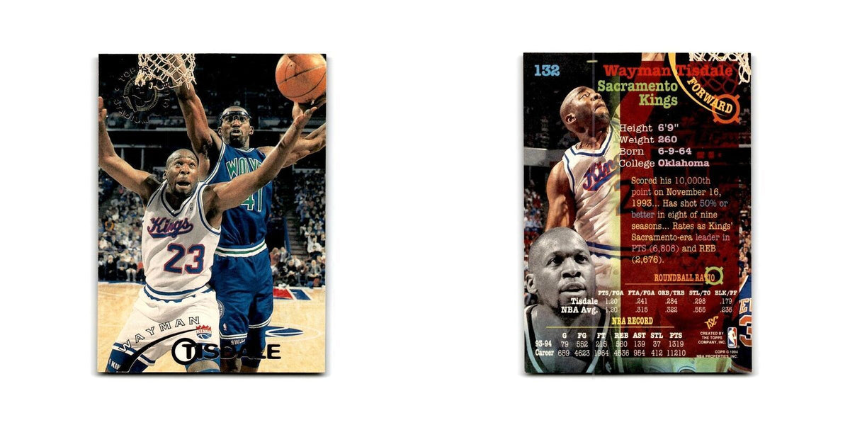 1994 Topps Stadium Club Wayman Tisdale Kings #132