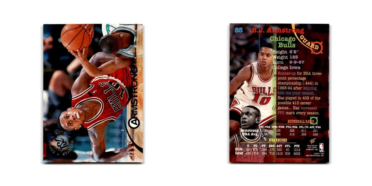 1994 Topps Stadium Club BJ Armstrong Bulls #85