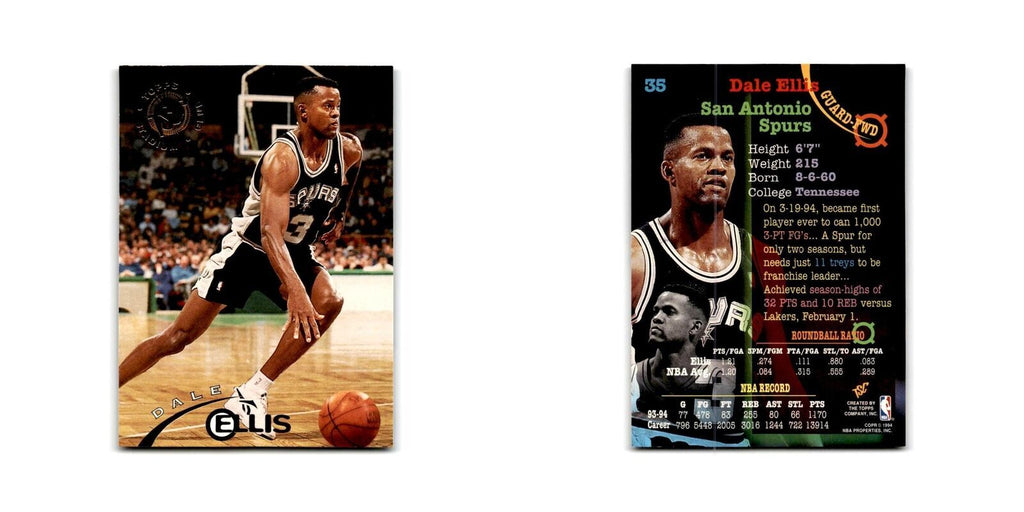 1994 Topps Stadium Club Dale Ellis Spurs #35