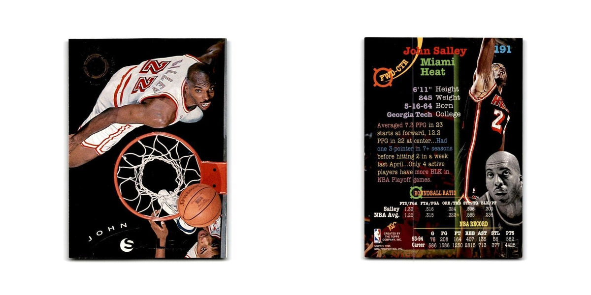1994 Topps Stadium Club John Salley Heat #191