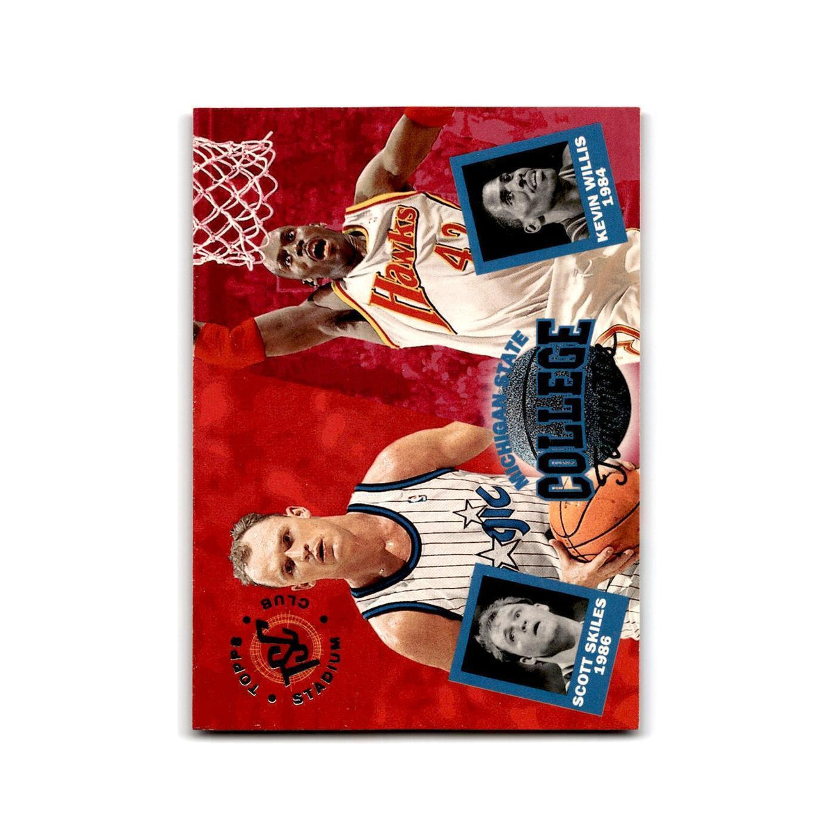 1994 Topps Stadium Club Kevin Willis/Scott Skiles Orlando Magic/Atlanta Hawks