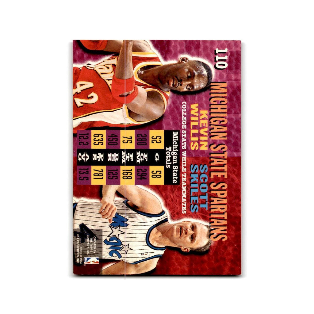 1994 Topps Stadium Club Kevin Willis/Scott Skiles Orlando Magic/Atlanta Hawks