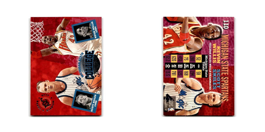 1994 Topps Stadium Club Kevin Willis/Scott Skiles Orlando Magic/Atlanta Hawks