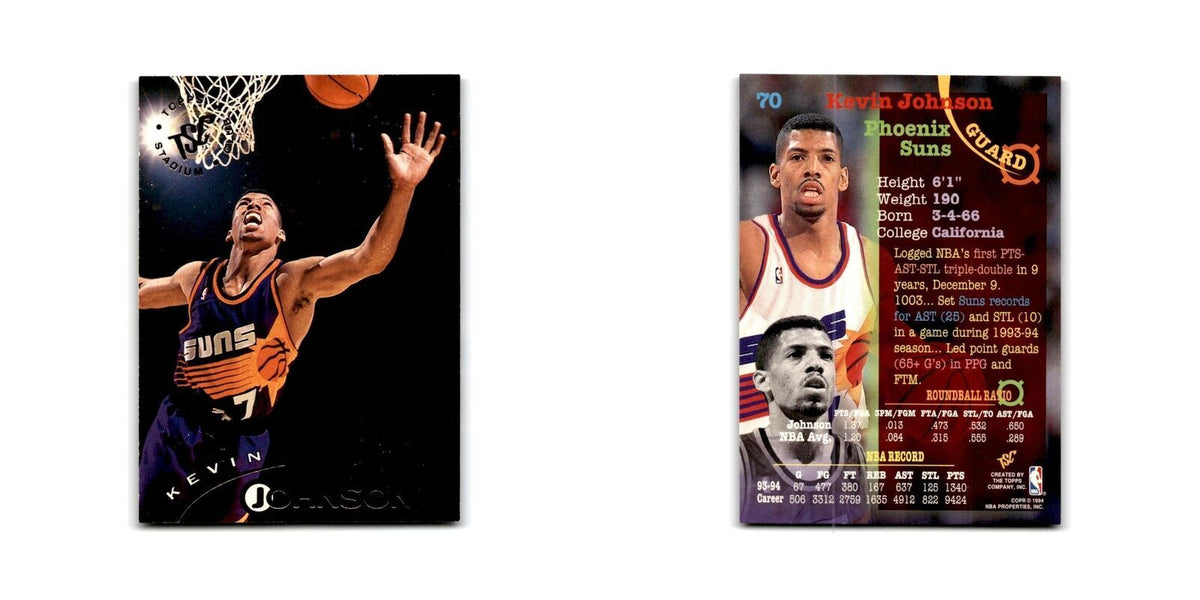 1994 Topps Stadium Club Kevin Johnson Suns #70