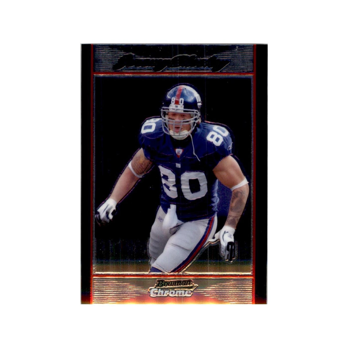 2007 Bowman Chrome Jeremy Shockey Football Cards #BC162