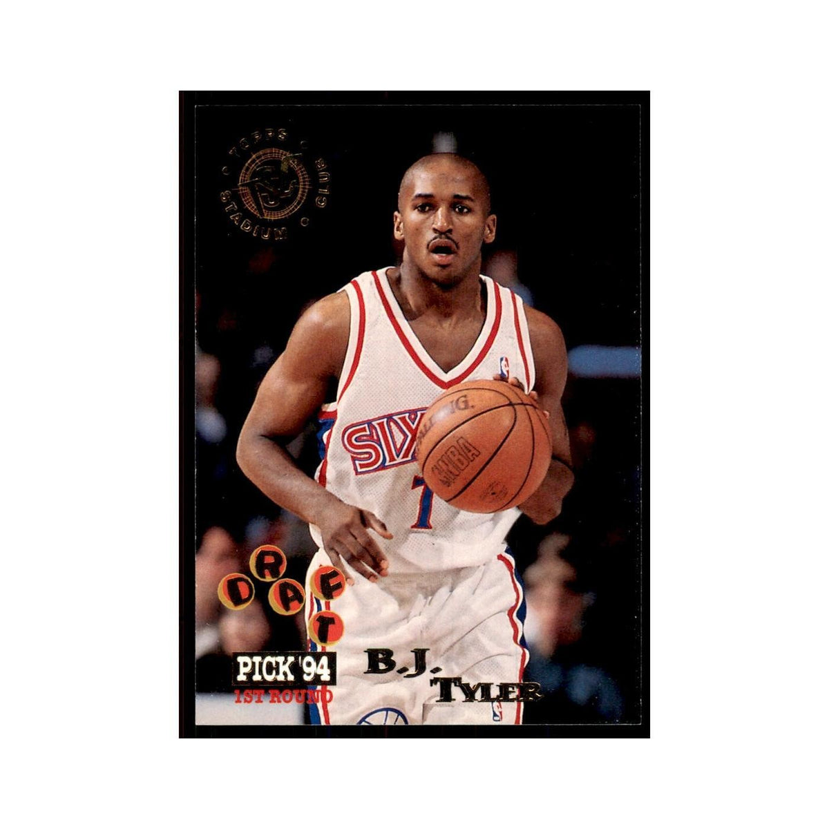 1994 Stadium Club B.J. Tyler Basketball Cards #300
