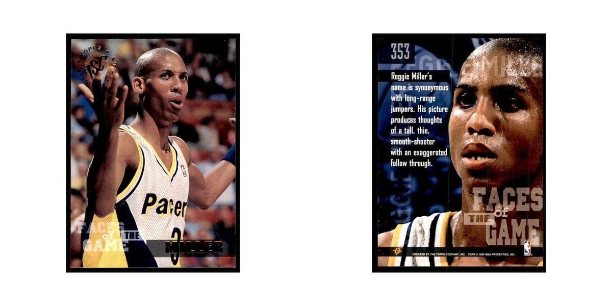 1994 Stadium Club Reggie Miller Basketball Cards #353