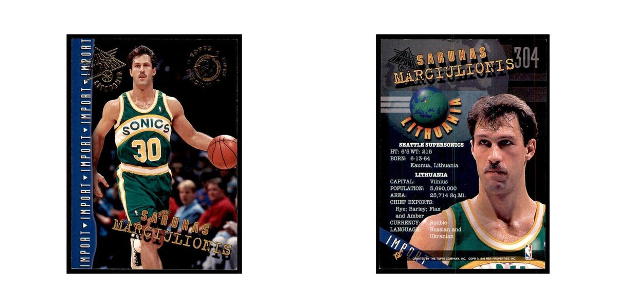 1994 Stadium Club Sarunas Marciulionis Basketball Cards #304