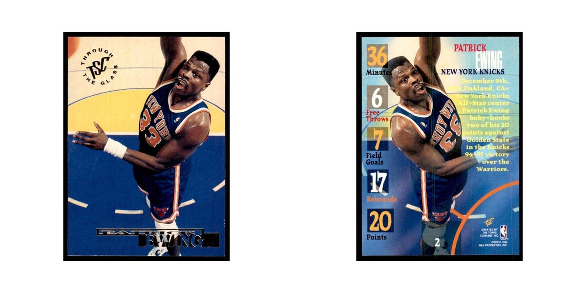 1994 Stadium Club Patrick Ewing Basketball Cards #2