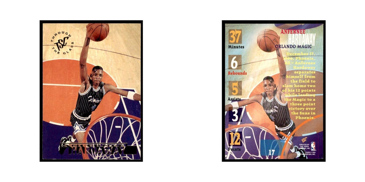 1994 Stadium Club Anfernee Hardaway Basketball Cards #17