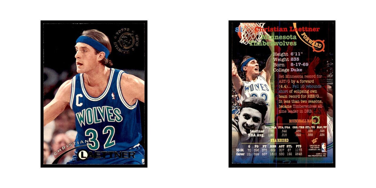 1994 Stadium Club Christian Laettner Basketball Cards #81