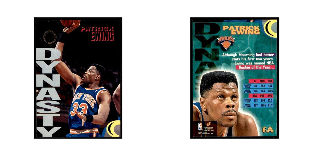 1994 Stadium Club Patrick Ewing Basketball Cards #6A