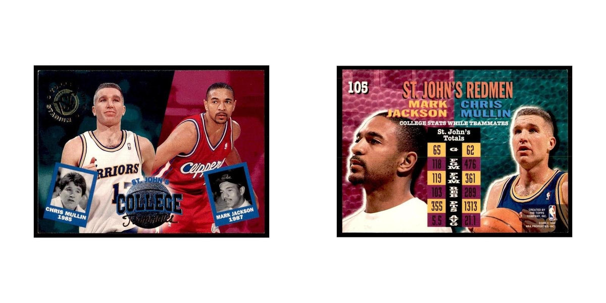 1994 Stadium Club Mark Jackson/Chris Mullin Basketball Cards #105