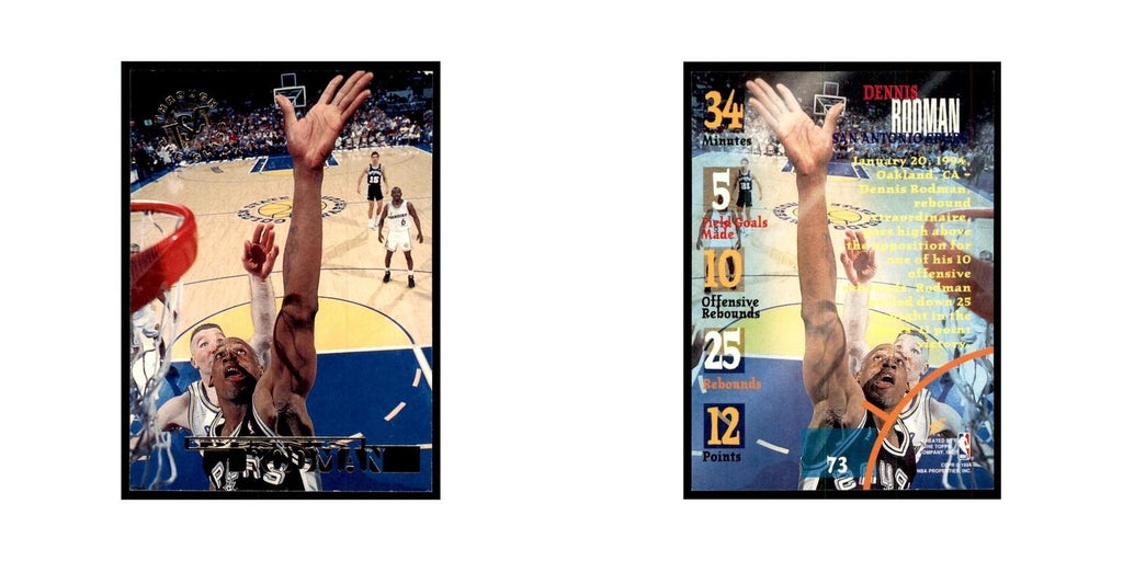 1994 Stadium Club Dennis Rodman Basketball Cards #73
