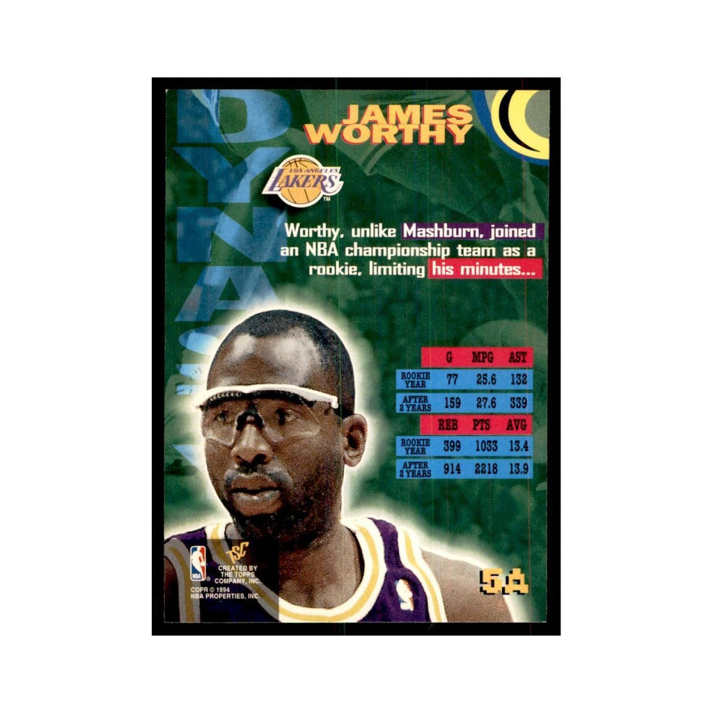 1994 Stadium Club James Worthy Basketball Cards #5A